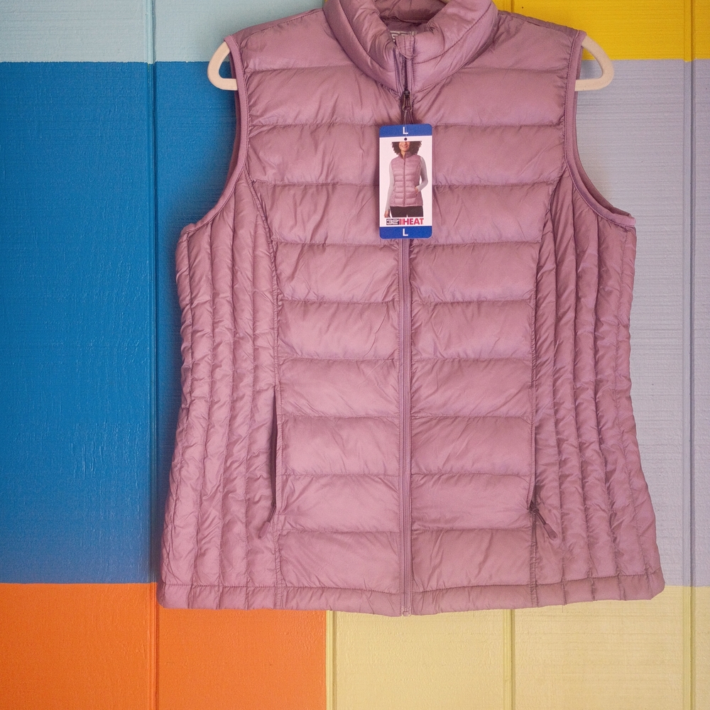 32 Degrees Light Purple Puffer Vest